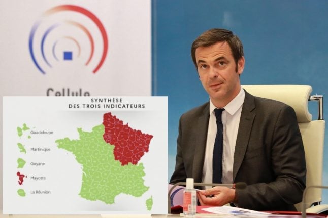 Discover France's final map of red and green départements for easing restrictions