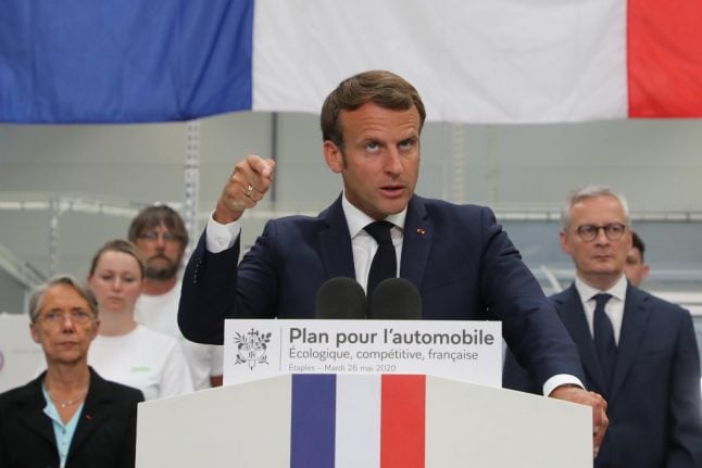 Macron unveils €8 billion rescue package for French car industry