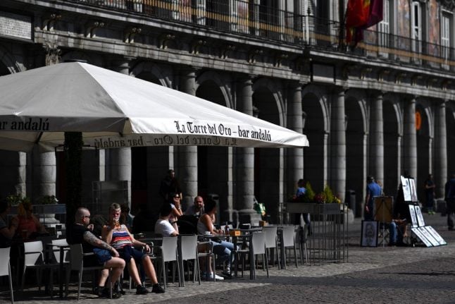 Bar terraces in Spain will be allowed 50 percent capacity from May 11th