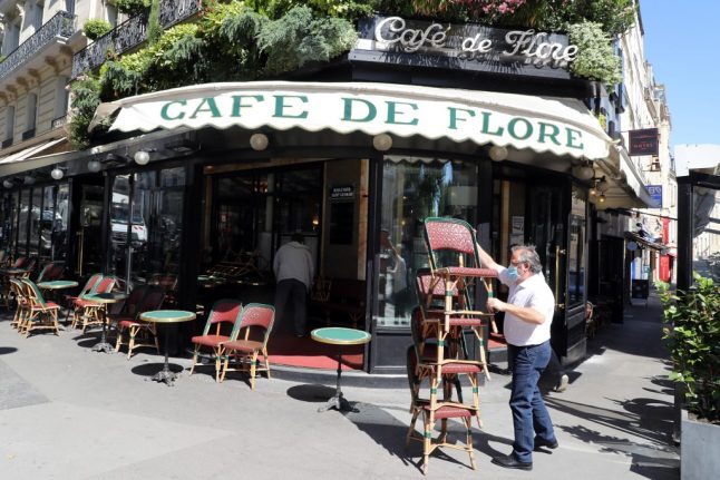 Cafés in France get extra terrace space for reopening on Tuesday