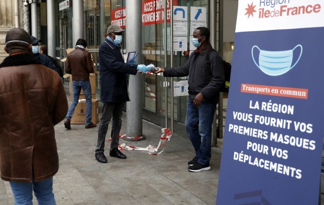 French health staff up in arms over newly found mask supplies
