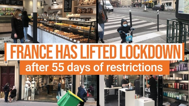 VIDEO: France eases its lockdown after almost two months of confinement