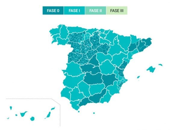 Lifting lockdown: These are the provinces in Spain advancing to Phase 1