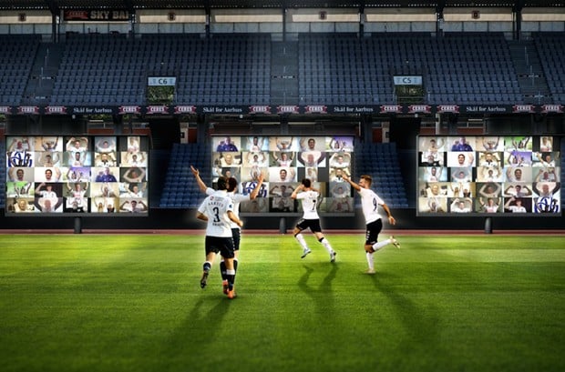 Danish football restarts with drive-ins and virtual stadiums