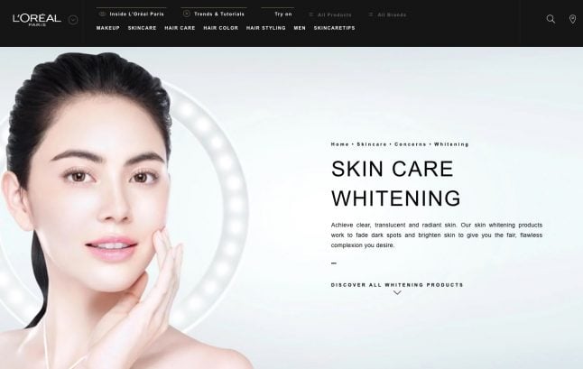 France's L'Oreal to remove words like 'whitening' from products