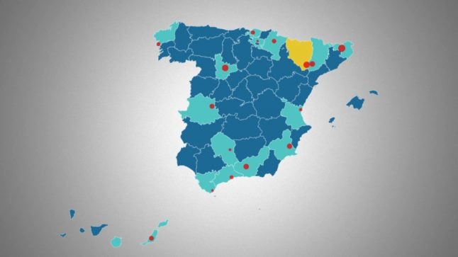 UPDATED MAP: Where are the new Covid-19 outbreaks in Spain?
