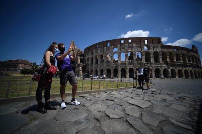 IN PHOTOS: Rome's Colosseum reopens to visitors after three-month shutdown