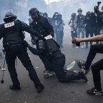 Protesters clash with police at anti-racism protests across France
