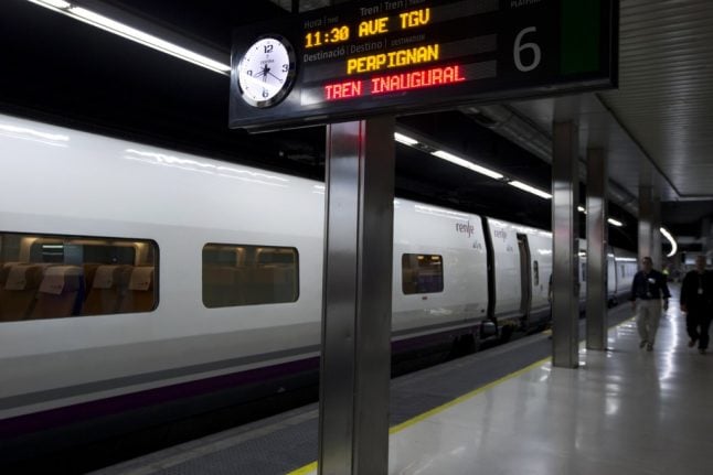 High-speed train services restart between France and Spain