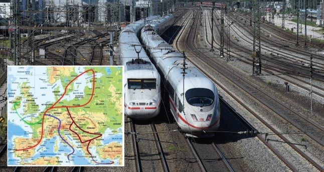 Direct link from Sicily to Brussels on proposed European ultra-rapid train network