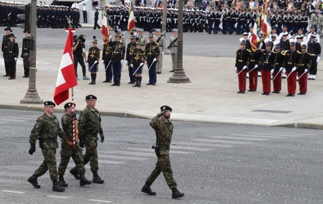 Not its finest moment: Swiss army ridiculed for ‘clownish’ performance