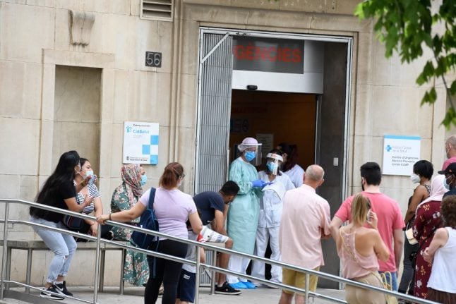 Spain's Covid-19 infection rate triples in just over two weeks