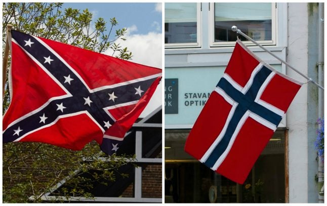 Norwegian flag taken down in US town after being confused for Confederate banner