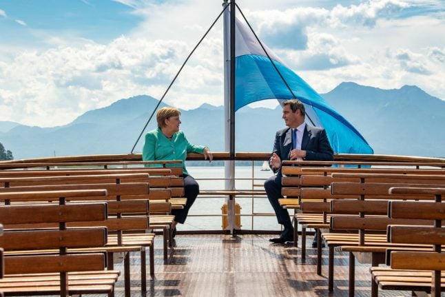 IN PICTURES: Merkel receives royal treatment during visit to Bavaria