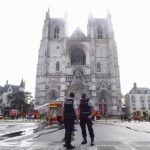France launches arson probe over blaze at Nantes cathedral