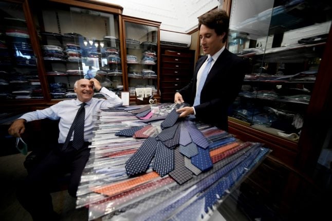 'A little corner of England in Naples': The secrets of a famed Italian tie shop