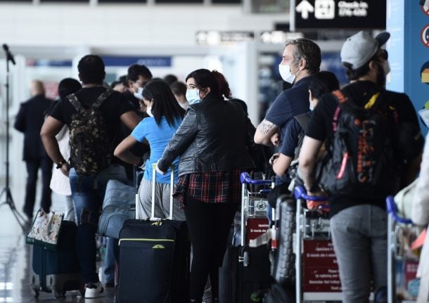 Face masks, forms and fewer bags: Italy's new rules on flying