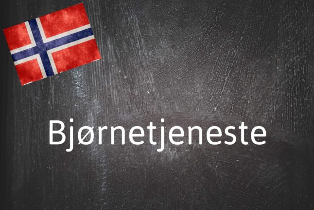 Norwegian expression of the day: Bjørnetjeneste