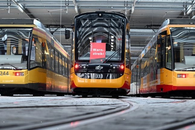 Commuters face chaos Tuesday as public transport workers to strike around Germany