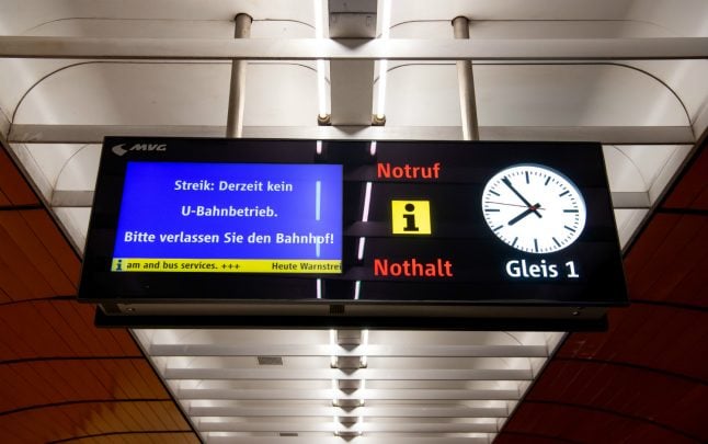 Public transport strikes across Germany cause major disruption