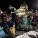 Police clear climate protesters camped outside Swiss parliament