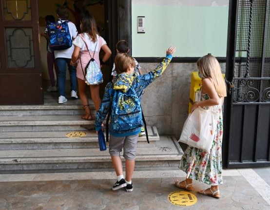 IN PHOTOS: Schools start to reopen in Italy after six-month closure