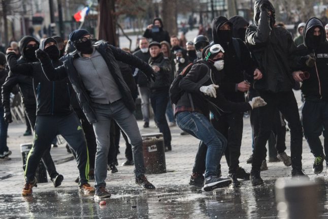 France takes action over notorious 'black bloc' rioters - to make their name more French