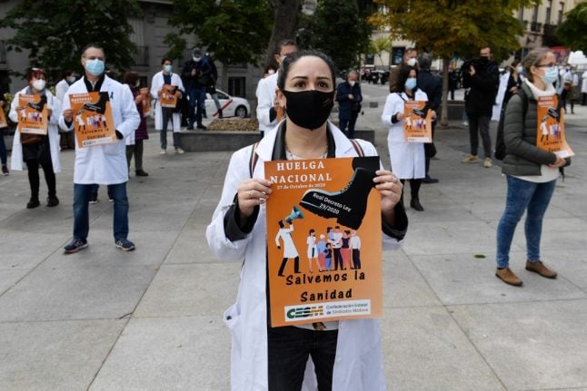 Why Spanish doctors are staging walkouts in the grip of a pandemic