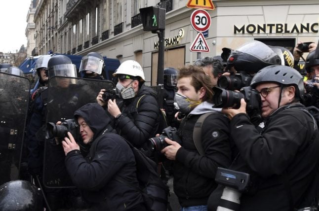 French minister suggests journalists should alert police before reporting on protests