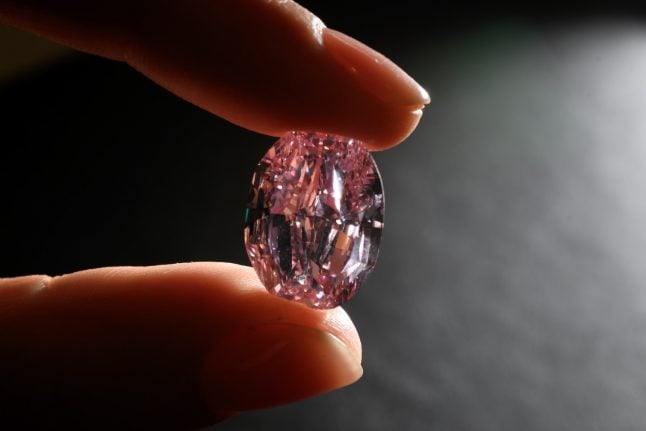 'World's largest' pink diamond sold in Geneva