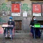 Italian pupils protest school Covid closure with street learning