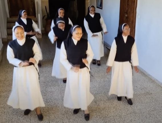 VIDEO: Watch cloistered nuns in Spain dance viral challenge