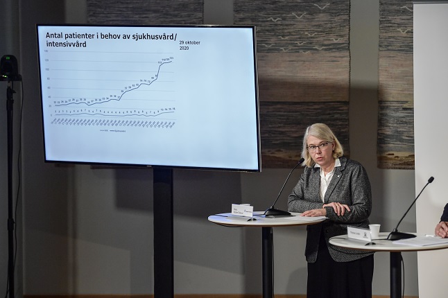 GRAPHS: Track the spread of the coronavirus in every Swedish region