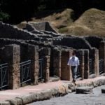 Italian researchers unearth remains of master and slave at Pompeii
