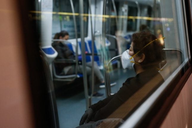 'Don't speak': Catalonia silences public transport users in bid to stop Covid infections
