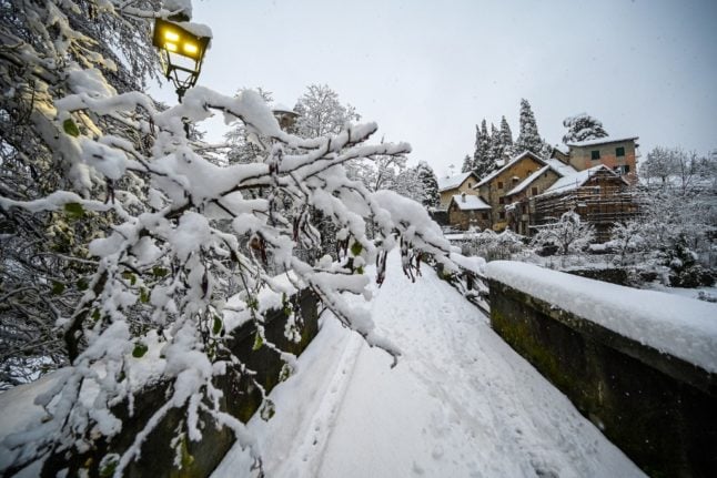 IN PHOTOS: First snowfalls of season turn northern Italy white