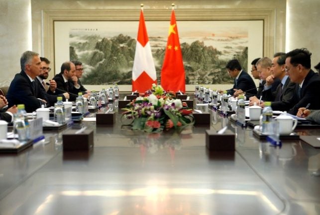 Swiss claim China deal posed no threat to dissidents