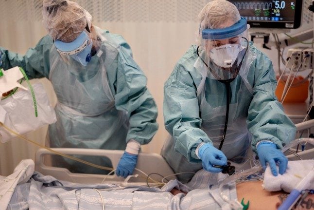 Is the second wave overloading Sweden's intensive care units?