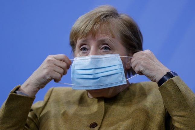 Merkel in crisis talks for tougher shutdown in Germany
