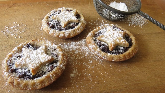 mince pies in Spain