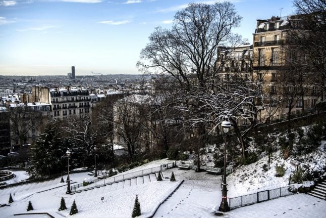 Snow forecast to hit Paris region over weekend