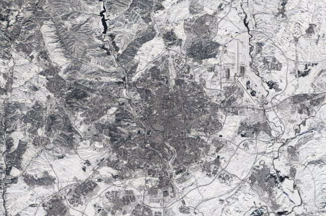 IN PICS: Spectacular images of snow-covered Spain from the air