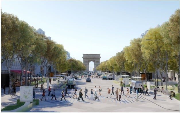 Paris: Champs-Elysees to be transformed into 'extraordinary garden'