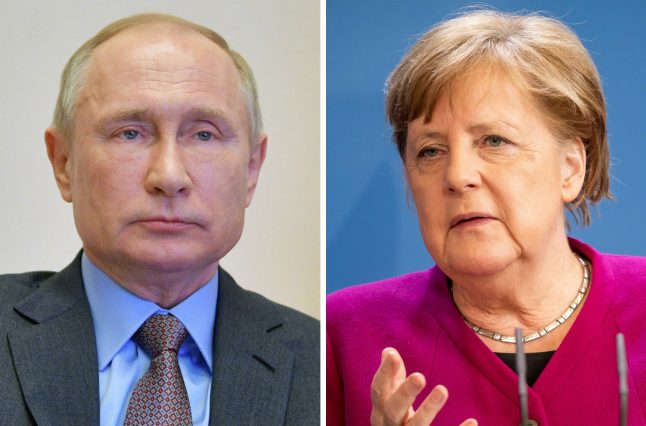 Merkel and Putin discuss possible joint Covid-19 vaccine production