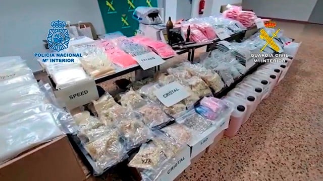 Spanish police make 'biggest ever haul of synthetic drugs'