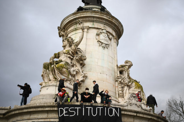 New protests in France over security law