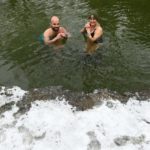Munich swimmers take to icy waters in Covid-era challenge