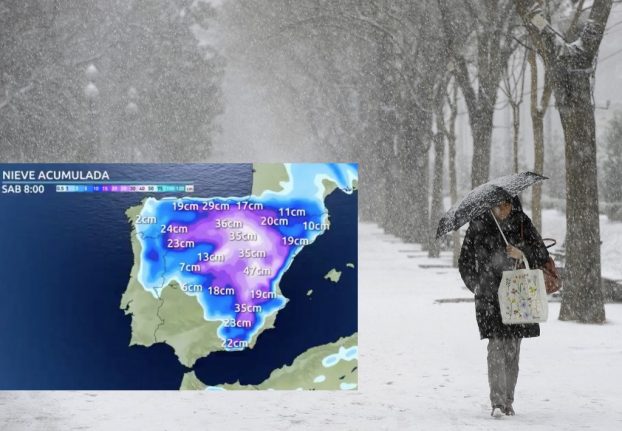 Spain set for big freeze: sub-zero temperatures and 'heaviest snowfall in years'