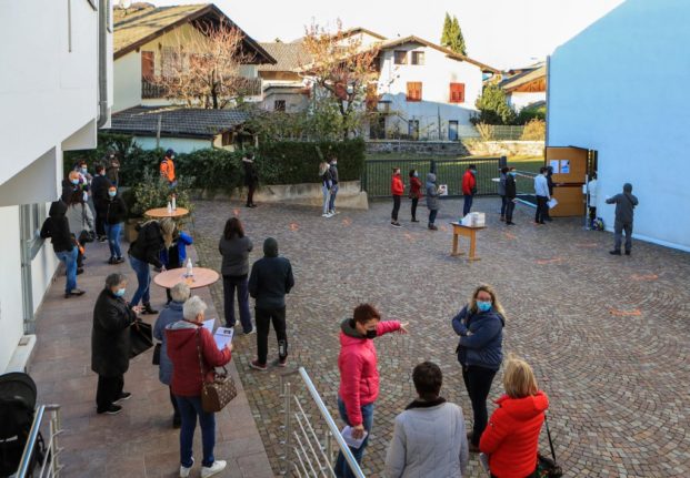 Italy's Covid-19 zone restrictions updated as Alto Adige goes into lockdown