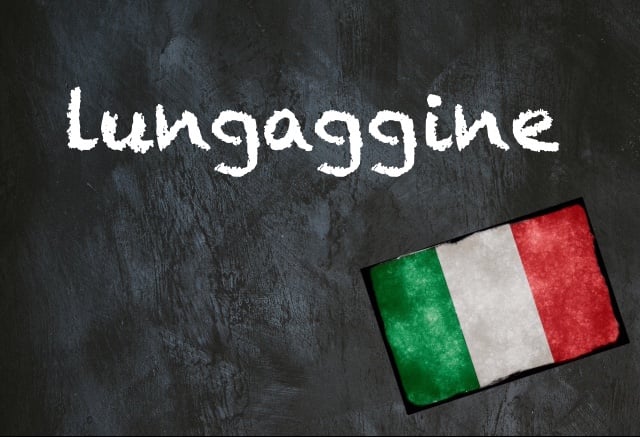 Italian word of the day: 'Lungaggine'
